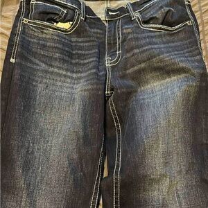 Buckle Men's Deep Indigo Bootcut Jeans